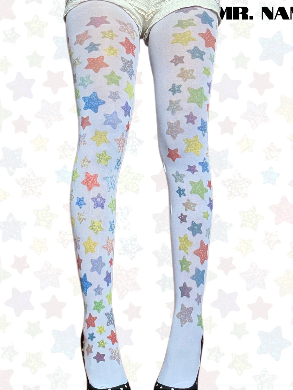 Star Sticker Tights - Picture 3 of 6